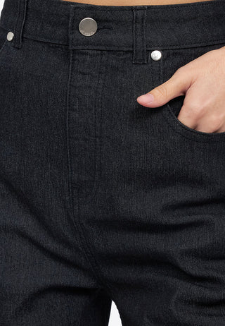 Regular Fit Flared Denim Pants