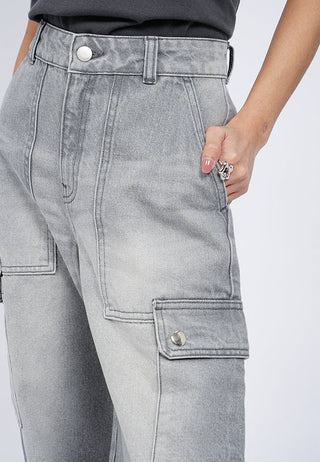 Barrel Cargo Denim Pants