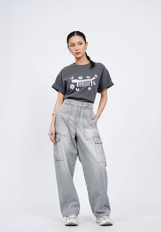 Barrel Cargo Denim Pants