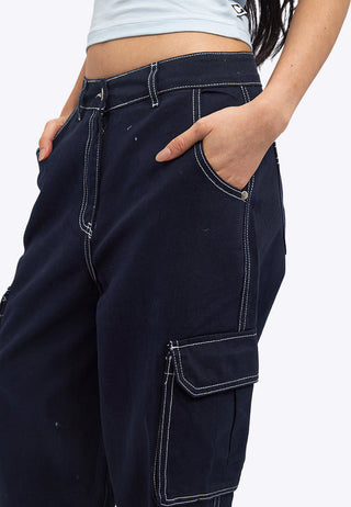 Utility Barrel Denim Pants