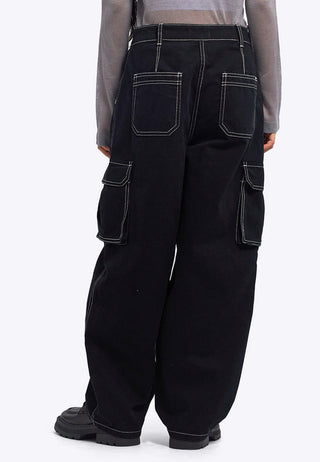 Utility Barrel Denim Pants