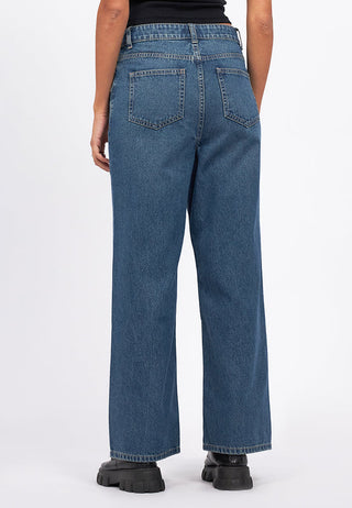 Regular Fit Straight Leg Denim Pants
