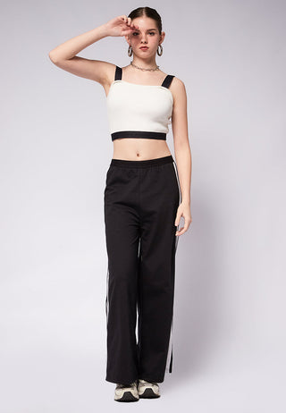 Track Pants with Side Straps