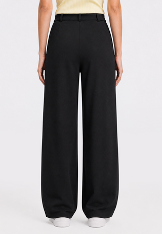 Semi Wool Barrel Long Pants