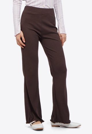 High Waist Ribbed Pants