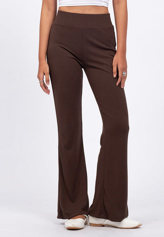 Flared Knit Pants