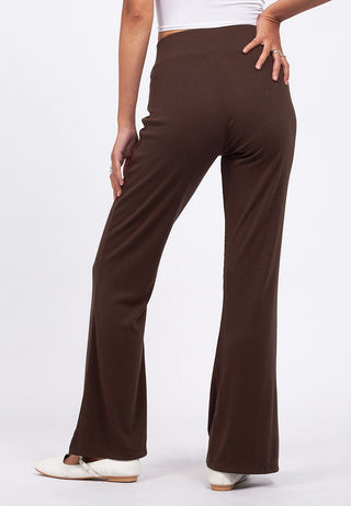 Flared Knit Pants