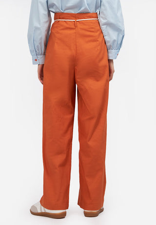 Wide Leg Pants with Belt Rope