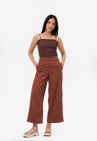 Wide Leg Corduroy Pants