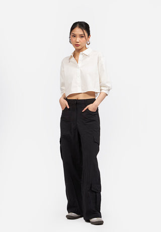 Wide Leg Cargo Pants