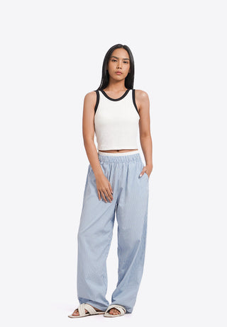 Stripes Long Pajama Pants