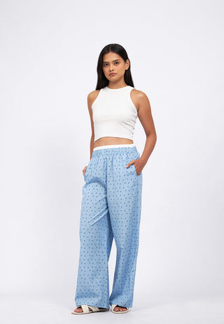 Double Waistband Long Pajama Pants