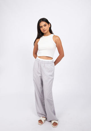 Double Waistband Long Pajama Pants