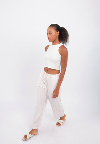 Stripes Long Pajama Pants