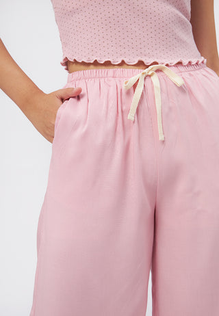 Cropped Pajama Bottom