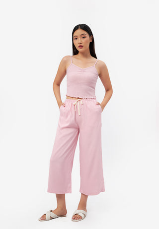 Cropped Pajama Bottom