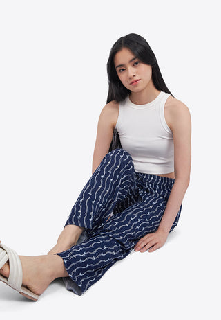 Printed Long Pajama Pants