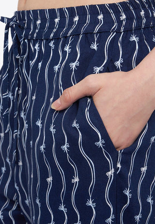 Printed Long Pajama Pants