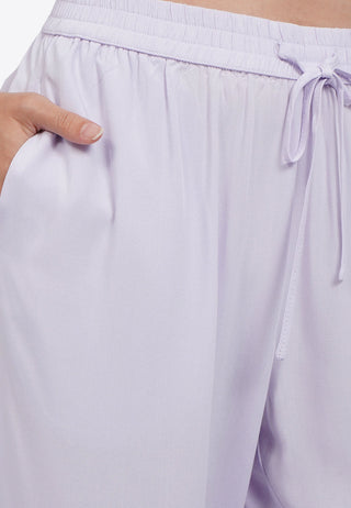 Woven Long Pajama Pants