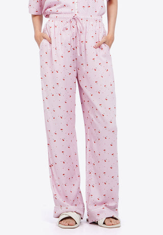 Long Pajama Pants with Drawstring