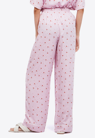 Long Pajama Pants with Drawstring