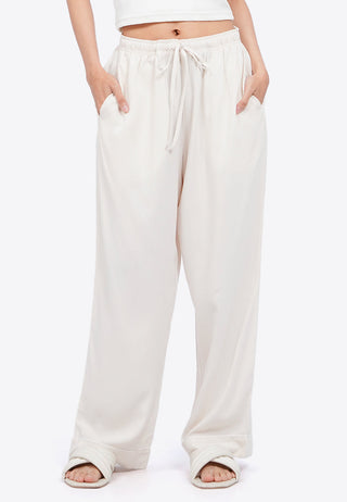 Long Pajama Pants with Drawstring