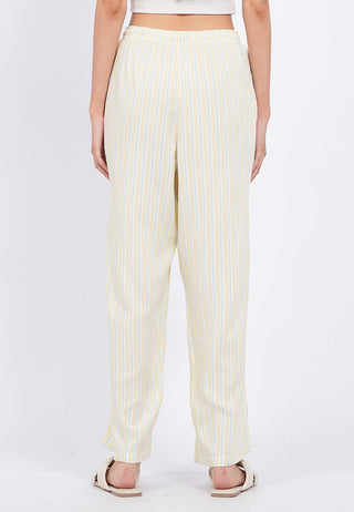 Printed Pajama Pants with Elastic Band