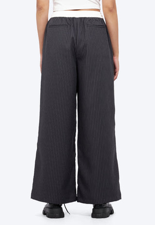 Drawstring Pinstripes Trousers