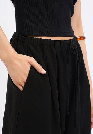 Balloon Loose Pants with Drawstring