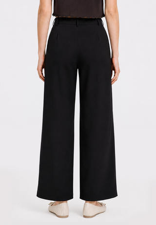 High Waist Straight Long Pants