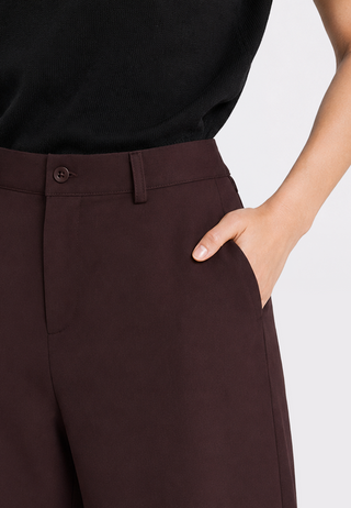 High Waist Straight Long Pants