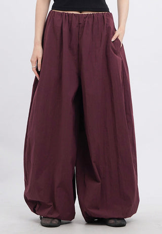 Balloon Pants with Elastic Waist
