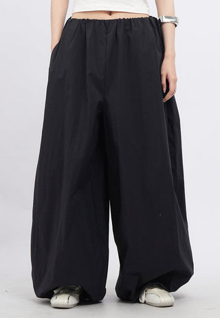 Balloon Pants with Elastic Waist