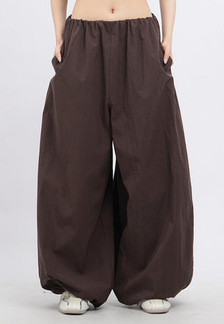 Balloon Pants with Elastic Waist