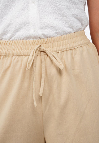 Wide Leg Pants with Elastic Waist
