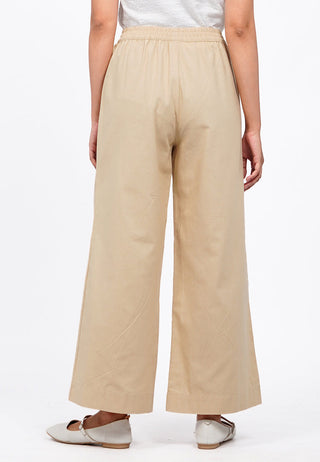 Wide Leg Pants with Elastic Waist