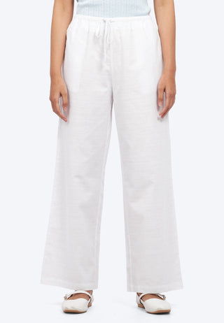 Regular Fit Wide Leg Rustic Pants