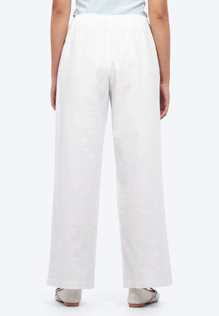 Regular Fit Wide Leg Rustic Pants