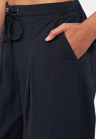 Parachute Barrel Pants with Drawstring
