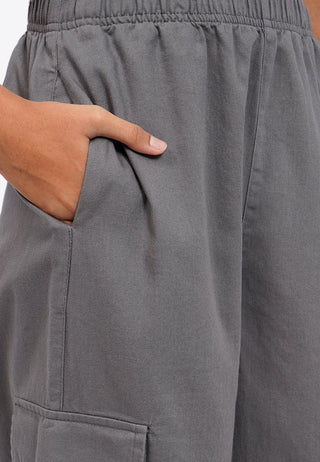 Elastic Cargo Pants