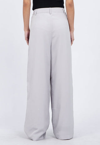 Wide Leg Pants with Flap Pocket