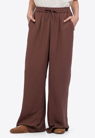 Textured Wide Leg Pants