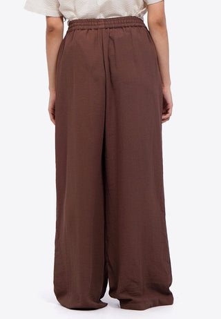 Textured Wide Leg Pants