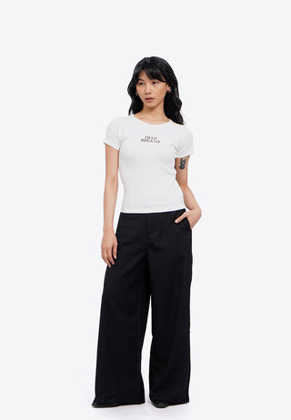 Regular Fit Wide Leg Pants