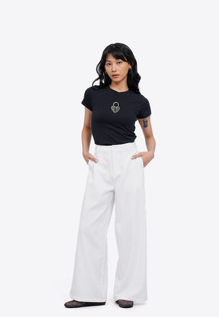 Regular Fit Wide Leg Pants
