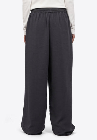 Textured Wide Leg Loose Pants