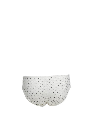 Mini Panty Printed White
