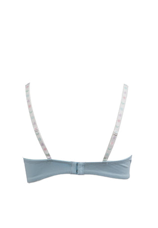 Blue Non-Wire Bra