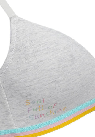 Misty Grey Non-Wire Bra