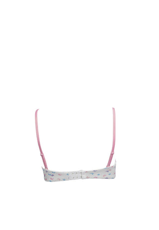 Pink Printed Non-Wire Bra